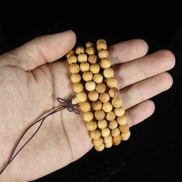 108 Thuja Sutchuenensis Wood Beads Mala Bracelet-Your Soul Place